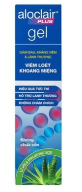 Gel bôi Aloclair Plus Gel giảm đau, kháng viêm và lành viêm loét khoang miệng (8ml)