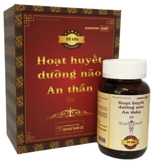 Hoạt Huyết Dưỡng Não An Thần hộp 60 viên