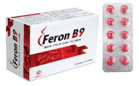 Viên uống Feron B9 - bổ sung sắt và  một số vitamin giúp tái tạo hồng cầu