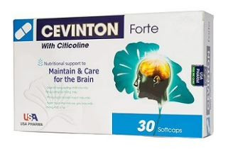 Viên uống Cevinton Forte giúp bổ sung dưỡng chất cho não, tăng cường lưu thông máu (30 viên)