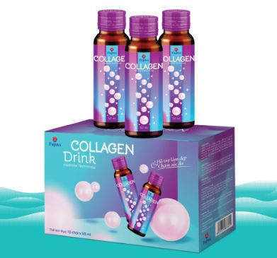 Nước Uống Đẹp Da Fujiwa Collagen - Hộp 10 Chai / 50ml