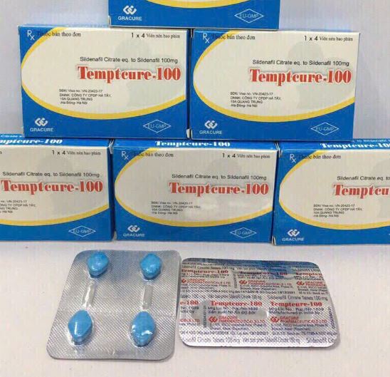 Thuốc Temptcure-100 điều trị bệnh rối loạn cương dương
