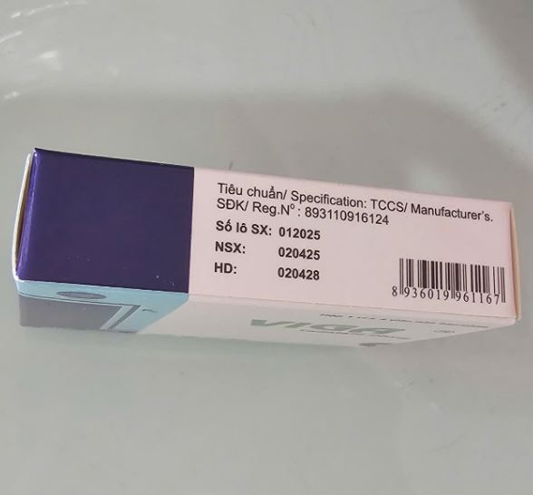 Thuốc Viga-New 20mg Armephaco điều trị rối loạn cương dương (1 vỉ x 4 viên)