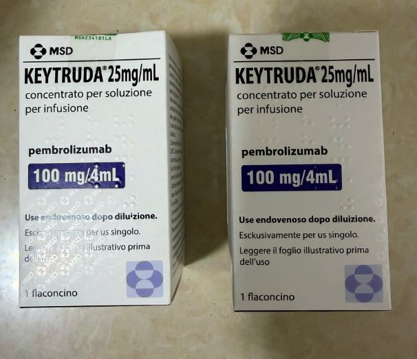 Điều trị các dòng tế bào ung thư Keytruda 25mg/4mL Pembrolizumab