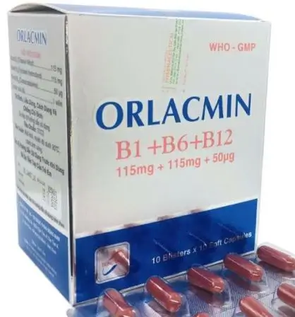 ORLACMIN - Phòng và điều trị thiếu hụt vitamin B1, B6, B12