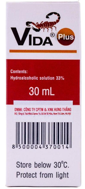 Thuốc Vida Plus 30ml  hỗ trợ điều trị ung thư
