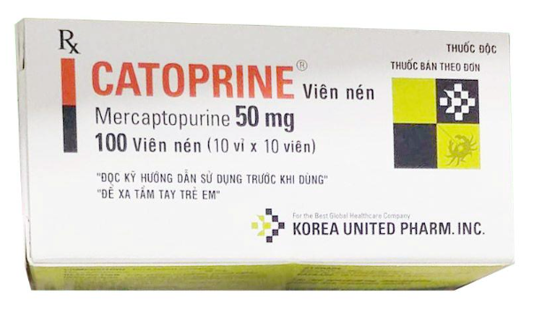 Thuốc Catoprine 50mg điều trị các bệnh về bạch cầu
