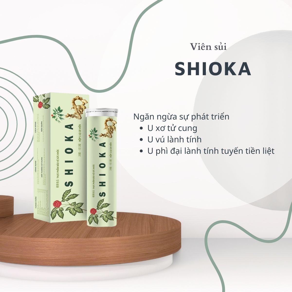 Thực phẩm bảo vệ sức khỏe Viên sủi Shioka