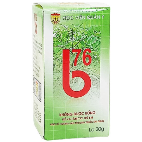 Thuốc bỏng quân đội B76 Học viện Quân Y trị bỏng tốt