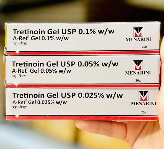 Kem trẻ hóa da hỗ trợ giảm mụn nám Tretinoin Gel USP