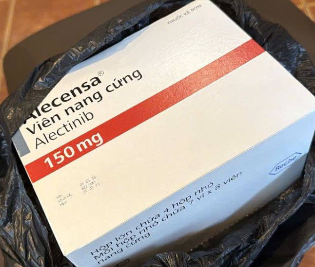 Thuốc Alecensa 150mg Roche hỗ trợ điều trị ung thư phổi (28 vỉ x 8 viên)