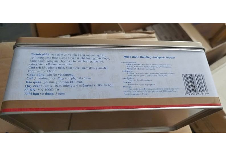 Cao Tráng Cốt Chỉ Thống Xạ Hương giảm đau nhức xương khớp