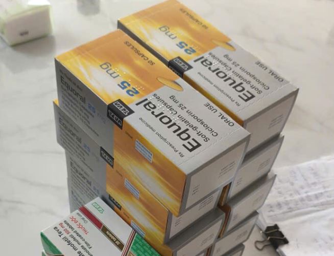 Thuốc Equoral 25mg Teva – Dự phòng thải ghép sau ghép tạng (50 viên)