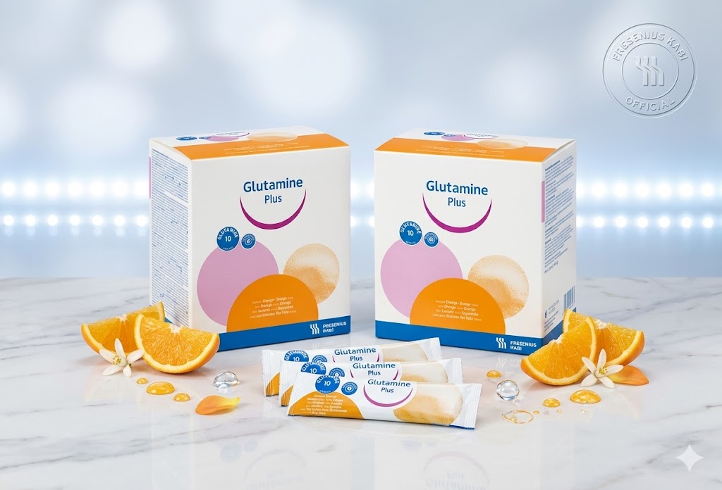 Gói Glutamine Plus Orange Fresenius Kabi giúp phục hồi thể trạng chuyên biệt 