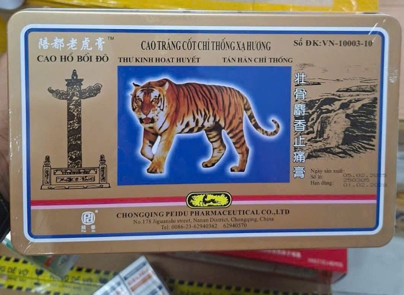 Cao Tráng Cốt Chỉ Thống Xạ Hương giảm đau nhức xương khớp