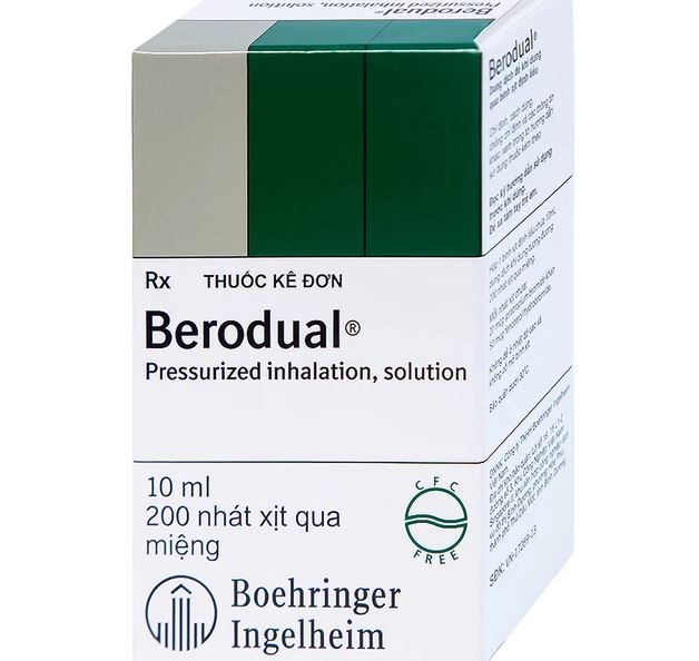 Dung dịch Berodual Boehringer hỗ trợ giãn phế quản (10ml)