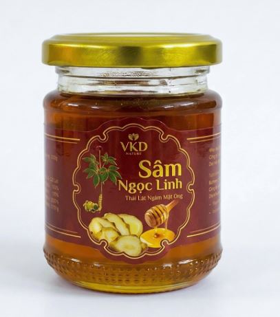 Sâm Ngọc Linh Thái Lát Ngâm Mật Ong giúp tăng cường sức khỏe sinh lực trí lực