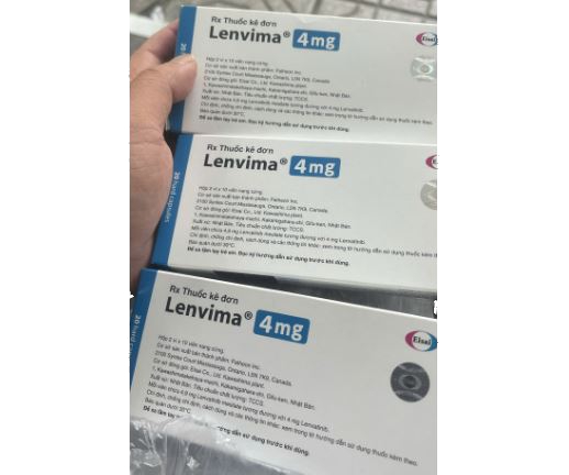 Thuốc Lenvima 4mg Eisai điều trị ung thư (2 vỉ x 10 viên)