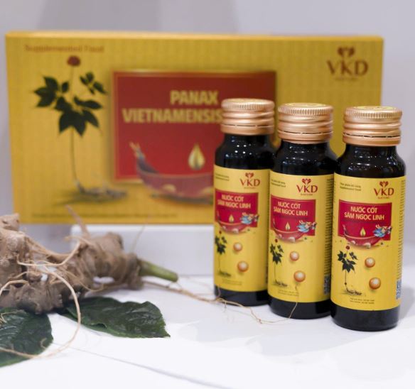 Nước Cốt Sâm Ngọc Linh giúp tăng cường sức khỏe sinh lực