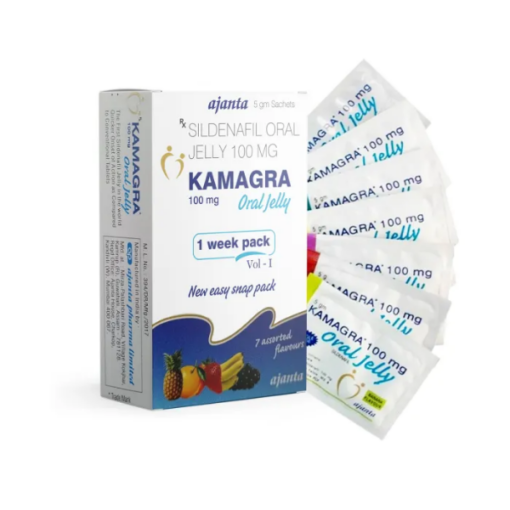 Thuốc Kamagra Oral Jelly 100mg Vol-1 Ajanta 7 gói