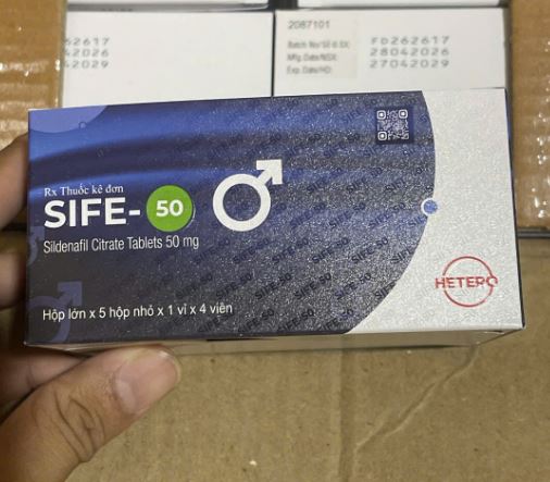 Thuốc Sife-50 điều trị rối loạn chức năng cương cứng