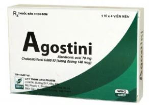 Agostini (Hộp 1 vỉ x 4 viên)