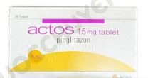 Thuốc Actos 15mg (Pioglitazone) – Điều Trị Tiểu Đường