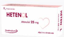 Thuốc tim mạch HETENOL
