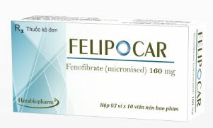 Thuốc tim mạch FELIPOCAR