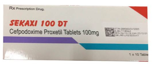 SEKAXI 100MG HỘP 10 VIÊN – ĐIỀU TRỊ NHIỄM KHUẨN HÔ HẤP TRÊN