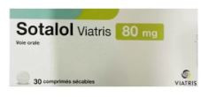 Sotalol 80mg Viatris - điều trị cao huyết áp, ngăn ngừa các cơn đau tim