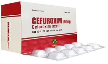 Thuốc Cefuroxim 500mg Vidipha điều trị nhiễm khuẩn (10 vỉ x 10 viên)