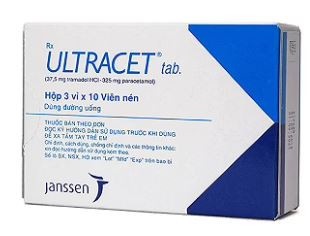 Thuốc Ultracet Janssen trị cơn đau trung bình đến nặng (3 vỉ x 10 viên)