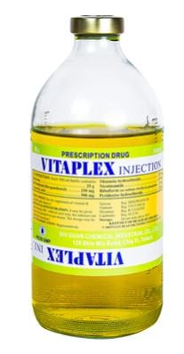 Thuốc tiêm VVitaplex Siu Guan Chemical điều trị thiếu Vitamin nhóm B (Thùng/12c/500ml)