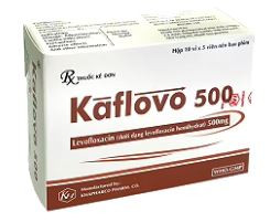 Thuốc Kaflovo 500 Khapharco điều trị nhiễm khuẩn do vi khuẩn, viêm phổi, nhiễm khuẩn da (10 vỉ x 5 viên)