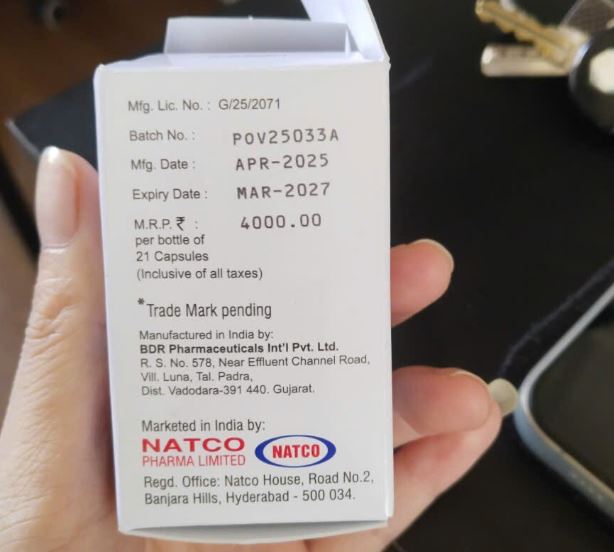 Thuốc Palnat 100mg (Palbociclib) – Điều Trị Ung Thư