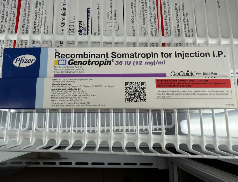 Genotropin 12mg/ml Pfizer tiêm tăng trưởng hormone