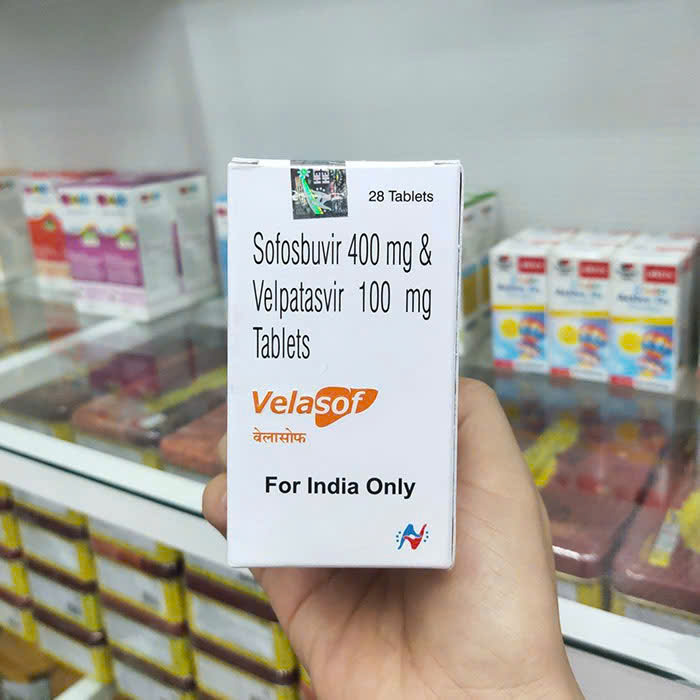 Thuốc điều trị viêm gan C mạn tính Velasof 400mg/100mg