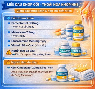 Liều Đau Khớp Gối Thoái Hóa Khớp Nhẹ Giảm Đau Đúng Cách Hạn Chế Tiến Triển