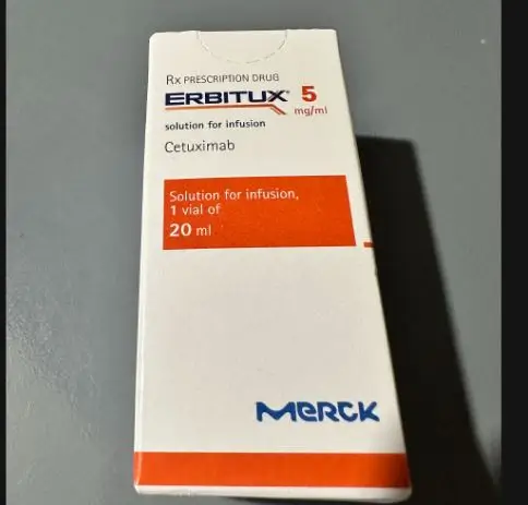 Thuốc Erbitux 5mg/ml Merck điều trị cho bệnh nhân bị ung thư đại - trực tràng, ung thư tế bào vảy vùng đầu và cổ (20ml)
